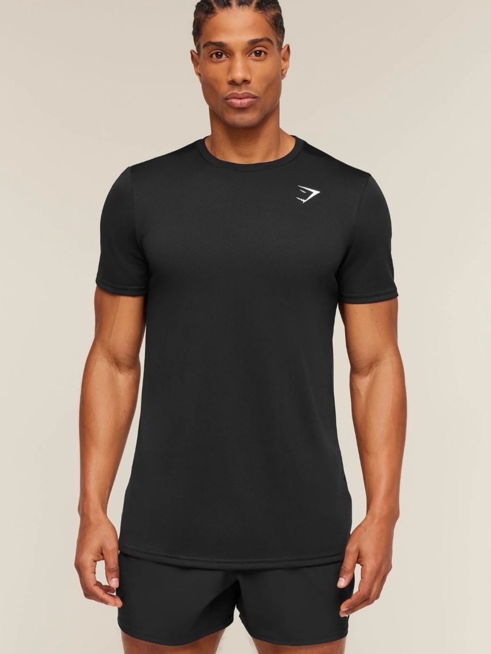 Gymshark Men’s Black Performance Crew Tee Size xl